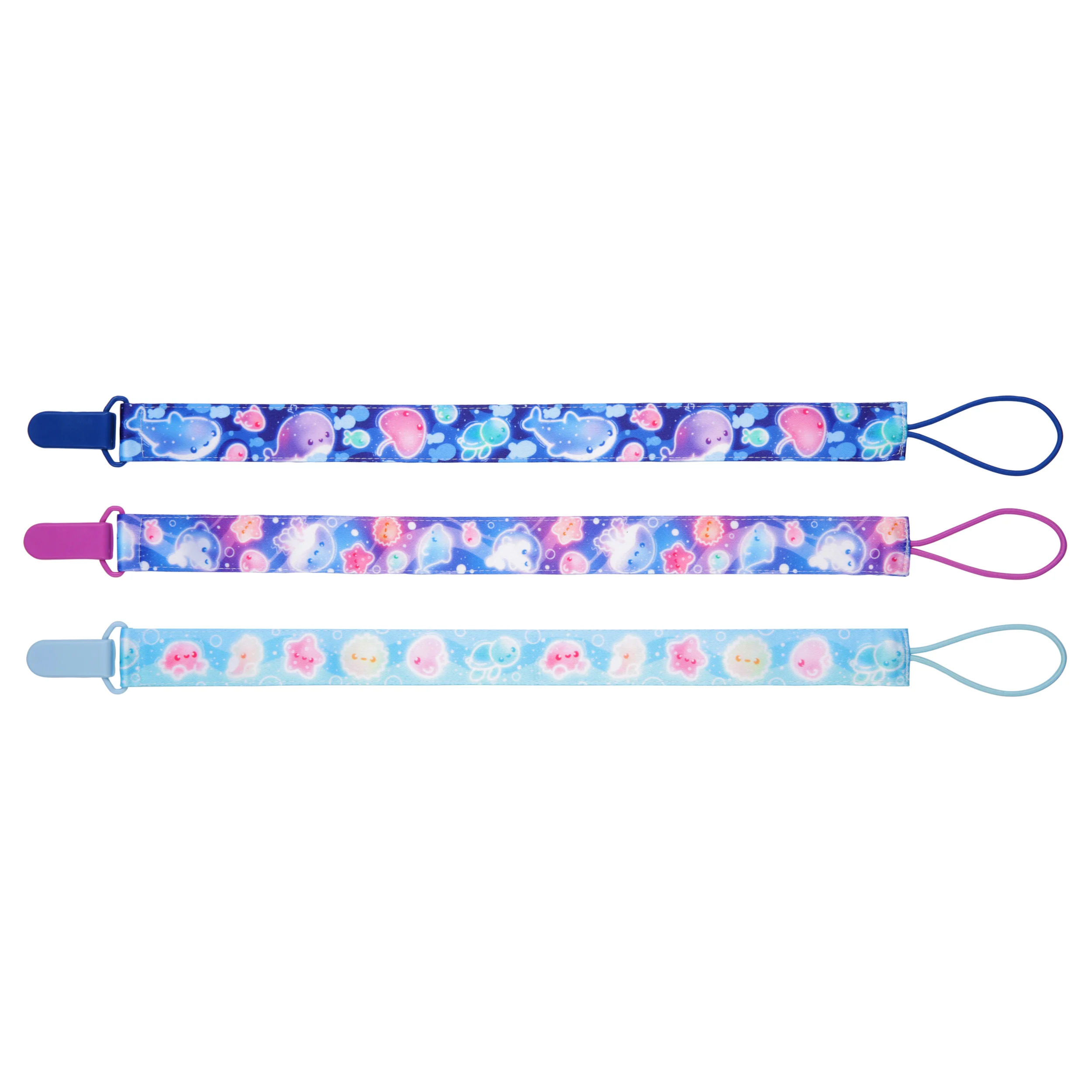 Ocean Dreams Pacifier Clip Set