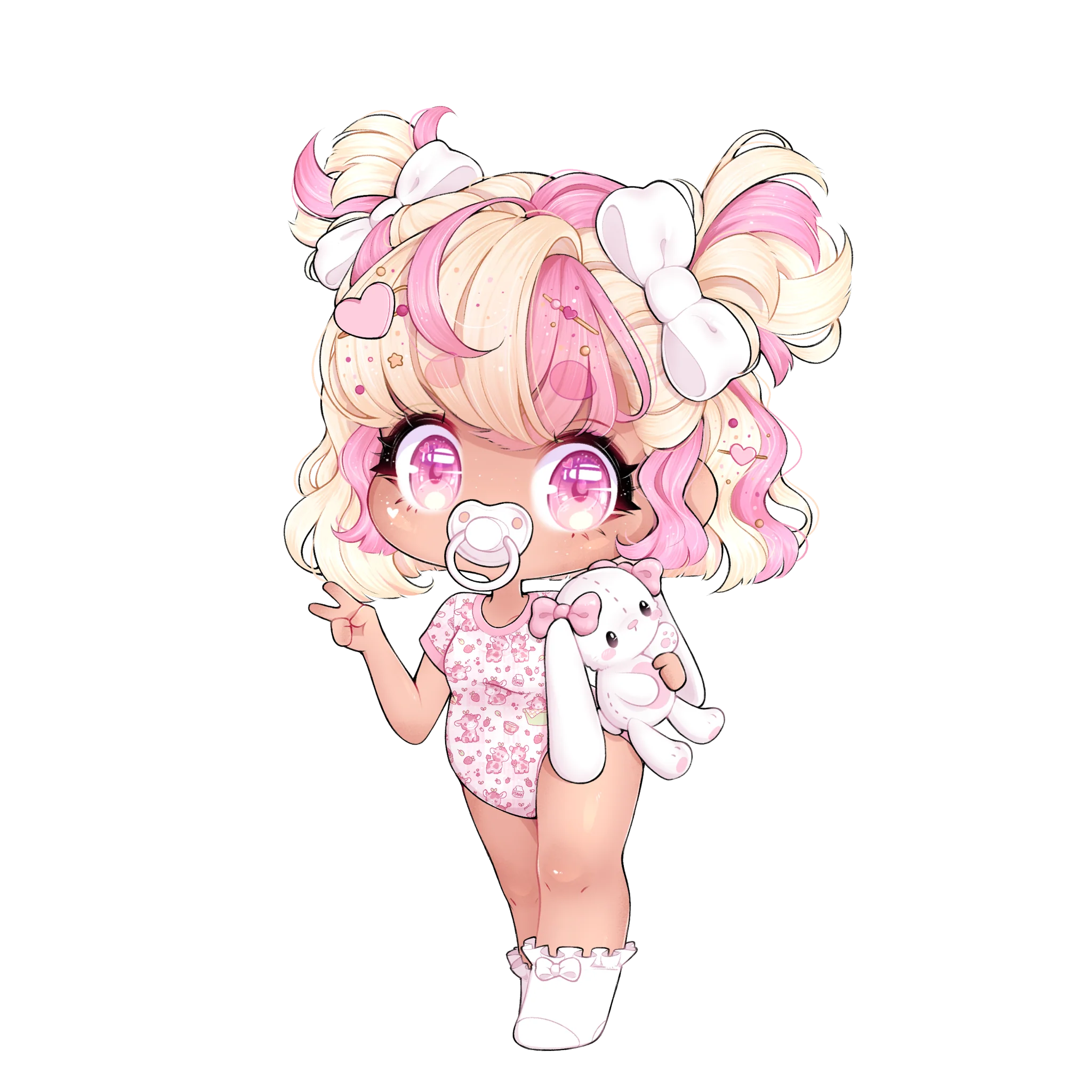Strawberry Cow Onesie - Image 2